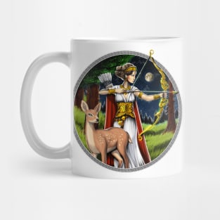 Artemis Greek Hunter Goddess Mug